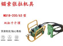 點(diǎn)擊查看詳細(xì)信息<br>標(biāo)題：風(fēng)動張拉機(jī)具 MQ18-200-63型 配雙缸千斤頂 礦用錨索張拉機(jī)具 閱讀次數(shù)：287